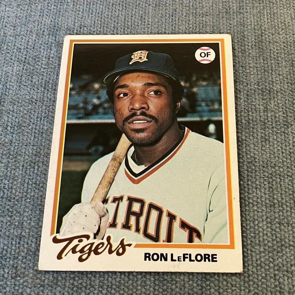 1978 Topps Detroit Tigers Baseball Card Trading Card